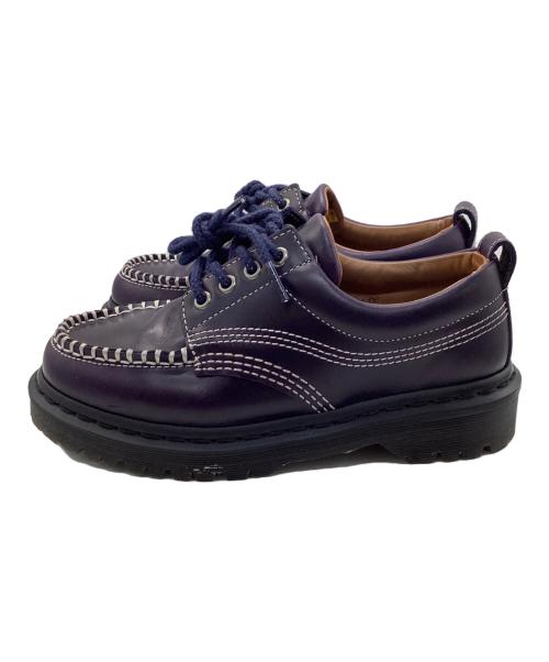 Dr.Martens（ドクターマーチン）Dr.Martens (ドクターマーチン) LOWELL4ホールシューズ MIDNIGHT BLUE パープル サイズ:UK4の古着・服飾アイテム