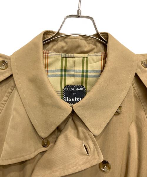 BOSTON TAILOR（ボストンテーラー）BOSTON TAILOR (ボストンテーラー) テーラーメイドウールギャバトレンチコート ベージュ サイズ:不明の古着・服飾アイテム