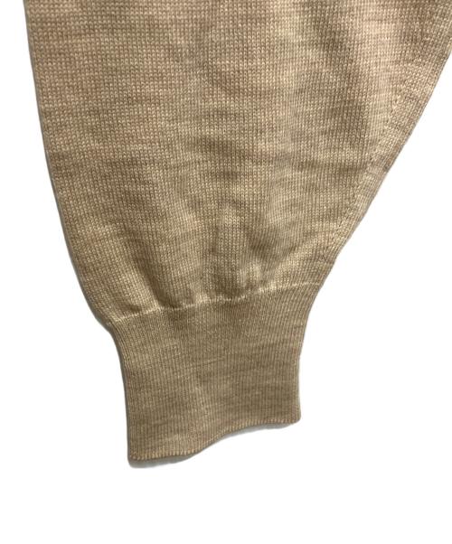 JOHN SMEDLEY（ジョンスメドレー）JOHN SMEDLEY (ジョンスメドレー) ニットポロシャツ ベージュ サイズ:42の古着・服飾アイテム