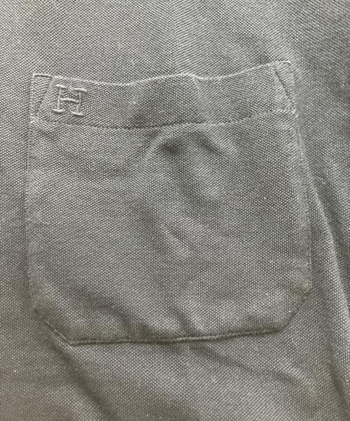 HERMES（エルメス）HERMES (エルメス) Hロゴポロシャツ ネイビー サイズ:Mの古着・服飾アイテム