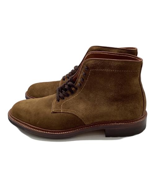 Alden（オールデン）ALDEN (オールデン) プレーントゥブーツ SNUFF SUEDE ブラウン サイズ:9 1/2Eの古着・服飾アイテム