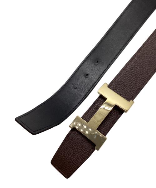 HERMES（エルメス）HERMES (エルメス) コンスタンスベルト ブラック×ブラウンの古着・服飾アイテム