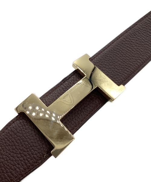HERMES（エルメス）HERMES (エルメス) コンスタンスベルト ブラック×ブラウンの古着・服飾アイテム