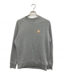 maison kitsune（メゾンキツネ）の古着「クルーネックスウェット」｜グレー