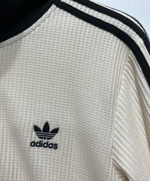 adidas（アディダス）adidas (アディダス) ワッフル クラシック トラックトップ アイボリー サイズ:Lの古着・服飾アイテム