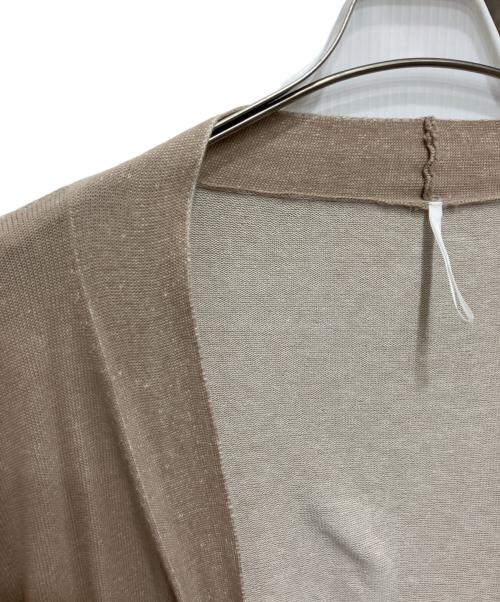 SUS SOUS（シュスー）SUS SOUS (シュスー) Highly twisted cotton cardigan ベージュ サイズ:7の古着・服飾アイテム