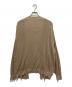 SUS SOUS (シュスー) Highly twisted cotton cardigan ベージュ サイズ:7：8000円
