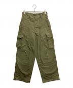 blurhms ROOTSTOCKブラームスルーツストック）の古着「Cotton Serge 47 Pants」｜カーキ