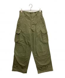 blurhms ROOTSTOCK（ブラームスルーツストック）の古着「Cotton Serge 47 Pants」｜カーキ