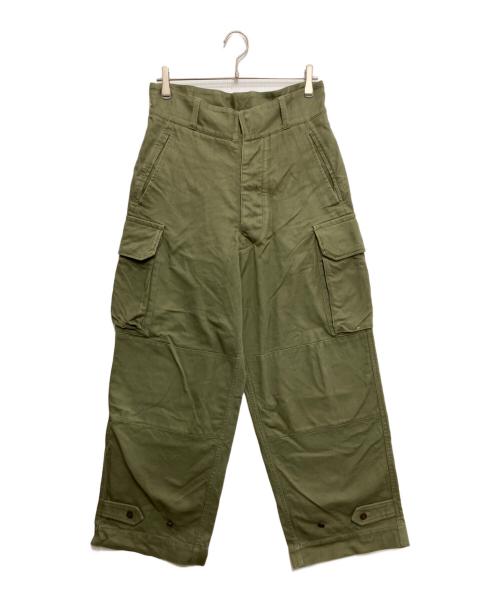 blurhms ROOTSTOCK（ブラームスルーツストック）blurhms ROOTSTOCK (ブラームスルーツストック) Cotton Serge 47 Pants カーキ サイズ:2の古着・服飾アイテム