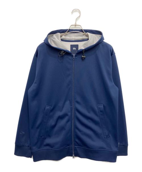 stussy（ステューシー）stussy (ステューシー) ダブルジップパーカー ネイビー サイズ:Lの古着・服飾アイテム