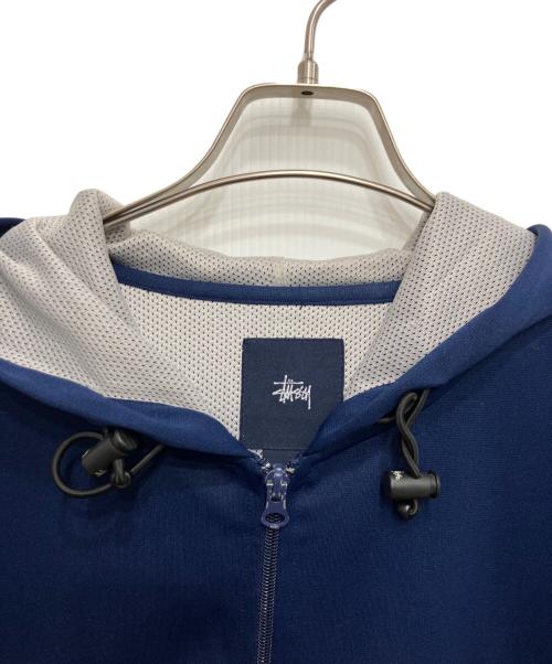 stussy（ステューシー）stussy (ステューシー) ダブルジップパーカー ネイビー サイズ:Lの古着・服飾アイテム