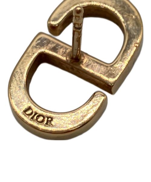 Dior（ディオール）DIOR (ディオール) CDロゴラインストーンピアスの古着・服飾アイテム