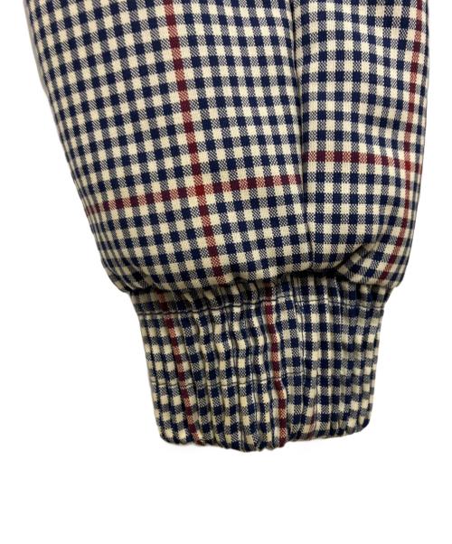 COMME des GARCONS JUNYA WATANABE MAN（コムデギャルソンジュンヤワタナベマン）COMME des GARCONS JUNYA WATANABE MAN (コム デ ギャルソン ジュンヤ ワタナベ マン) チェック柄中綿ジャケット ネイビー サイズ:Mの古着・服飾アイテム