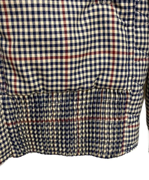COMME des GARCONS JUNYA WATANABE MAN（コムデギャルソンジュンヤワタナベマン）COMME des GARCONS JUNYA WATANABE MAN (コム デ ギャルソン ジュンヤ ワタナベ マン) チェック柄中綿ジャケット ネイビー サイズ:Mの古着・服飾アイテム