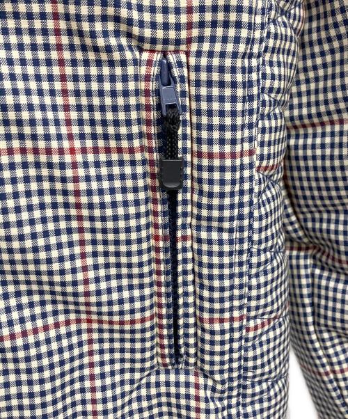 COMME des GARCONS JUNYA WATANABE MAN（コムデギャルソンジュンヤワタナベマン）COMME des GARCONS JUNYA WATANABE MAN (コム デ ギャルソン ジュンヤ ワタナベ マン) チェック柄中綿ジャケット ネイビー サイズ:Mの古着・服飾アイテム