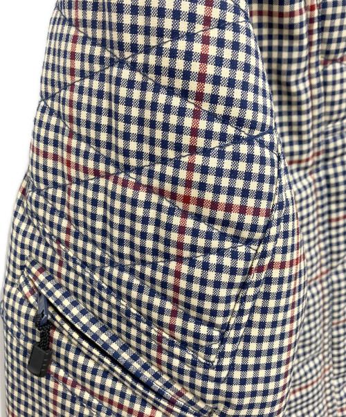 COMME des GARCONS JUNYA WATANABE MAN（コムデギャルソンジュンヤワタナベマン）COMME des GARCONS JUNYA WATANABE MAN (コム デ ギャルソン ジュンヤ ワタナベ マン) チェック柄中綿ジャケット ネイビー サイズ:Mの古着・服飾アイテム