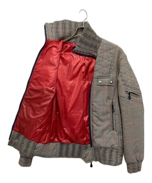 COMME des GARCONS JUNYA WATANABE MAN（コムデギャルソンジュンヤワタナベマン）COMME des GARCONS JUNYA WATANABE MAN (コム デ ギャルソン ジュンヤ ワタナベ マン) チェック柄中綿ジャケット ネイビー サイズ:Mの古着・服飾アイテム
