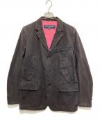 COMME des GARCONS HOMMEコムデギャルソン オム）の古着「3Bワークジャケット」｜ブラック×ピンク