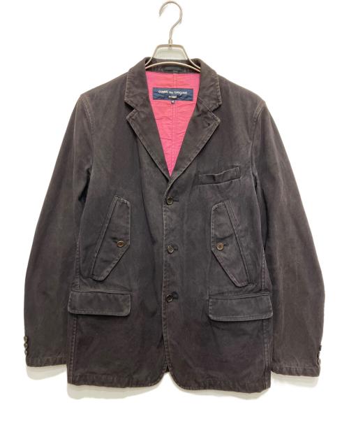 COMME des GARCONS HOMME（コムデギャルソン オム）COMME des GARCONS HOMME (コムデギャルソン オム) 3Bワークジャケット ブラック×ピンク サイズ:Mの古着・服飾アイテム