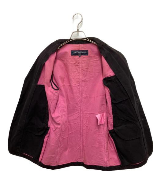 COMME des GARCONS HOMME（コムデギャルソン オム）COMME des GARCONS HOMME (コムデギャルソン オム) 3Bワークジャケット ブラック×ピンク サイズ:Mの古着・服飾アイテム