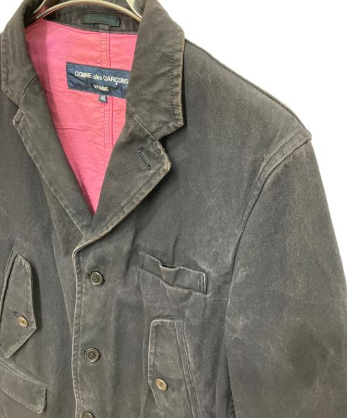 COMME des GARCONS HOMME（コムデギャルソン オム）COMME des GARCONS HOMME (コムデギャルソン オム) 3Bワークジャケット ブラック×ピンク サイズ:Mの古着・服飾アイテム