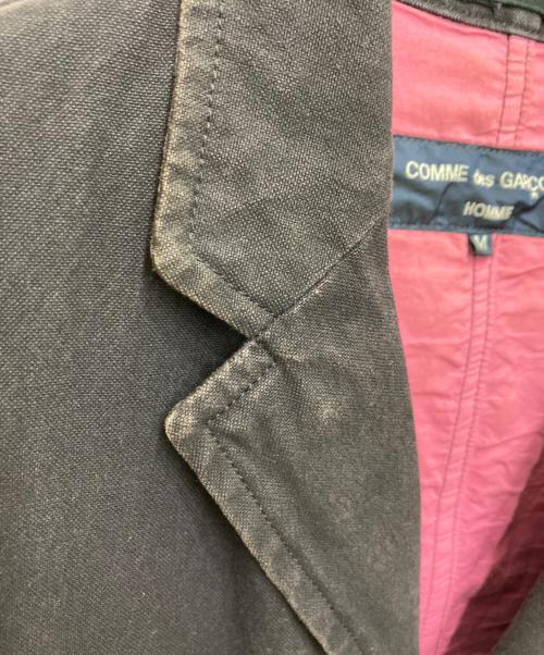 COMME des GARCONS HOMME（コムデギャルソン オム）COMME des GARCONS HOMME (コムデギャルソン オム) 3Bワークジャケット ブラック×ピンク サイズ:Mの古着・服飾アイテム