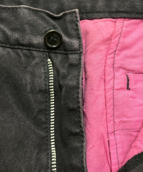 COMME des GARCONS HOMME（コムデギャルソン オム）COMME des GARCONS HOMME (コムデギャルソン オム) 後染めカーゴパンツ ブラック×ピンク サイズ:Mの古着・服飾アイテム