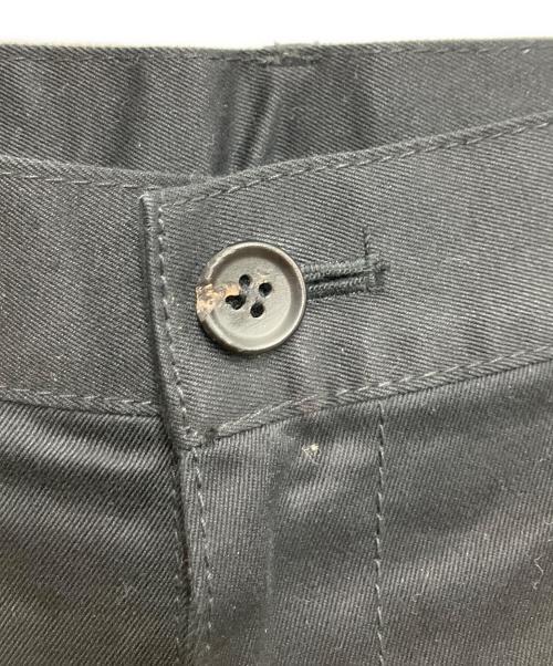 COMME des GARCONS HOMME（コムデギャルソン オム）COMME des GARCONS HOMME (コムデギャルソン オム) テーパードチノパンツ ブラック サイズ:Lの古着・服飾アイテム