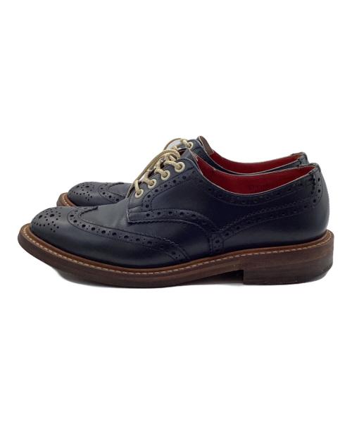 Tricker's（トリッカーズ）Tricker's (トリッカーズ) COMME des GARCONS JUNYA WATANABE MAN (コムデギャルソンジュンヤワタナベマン) BURTON ウィングチップシューズ ネイビー サイズ:8.5の古着・服飾アイテム