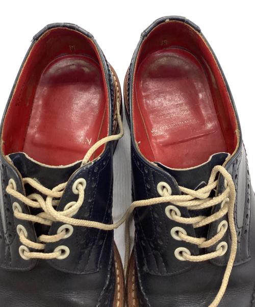 Tricker's（トリッカーズ）Tricker's (トリッカーズ) COMME des GARCONS JUNYA WATANABE MAN (コムデギャルソンジュンヤワタナベマン) BURTON ウィングチップシューズ ネイビー サイズ:8.5の古着・服飾アイテム