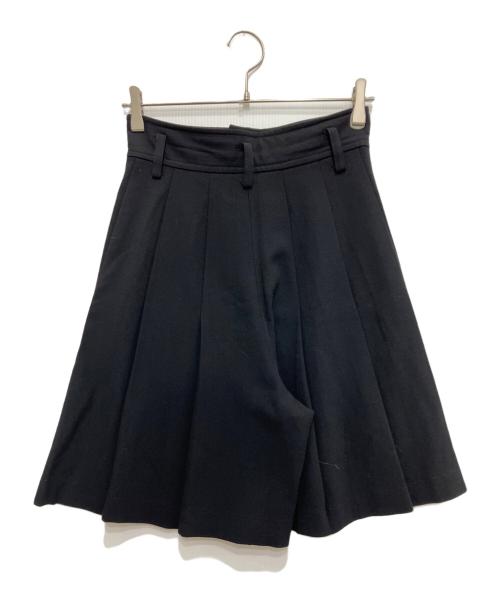 COMME des GARCONS（コムデギャルソン）COMME des GARCONS (コムデギャルソン) ウールプリーツキュロットスカート ブラック サイズ:Sの古着・服飾アイテム