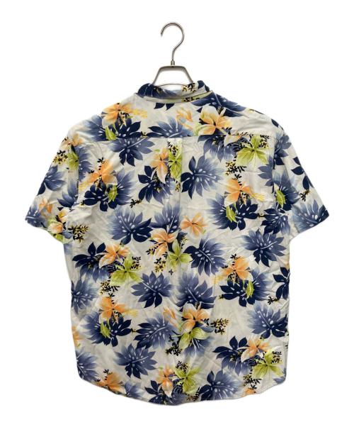 stussy（ステューシー）stussy (ステューシー) 90'sアロハシャツ ホワイト×ブルー サイズ:XLの古着・服飾アイテム
