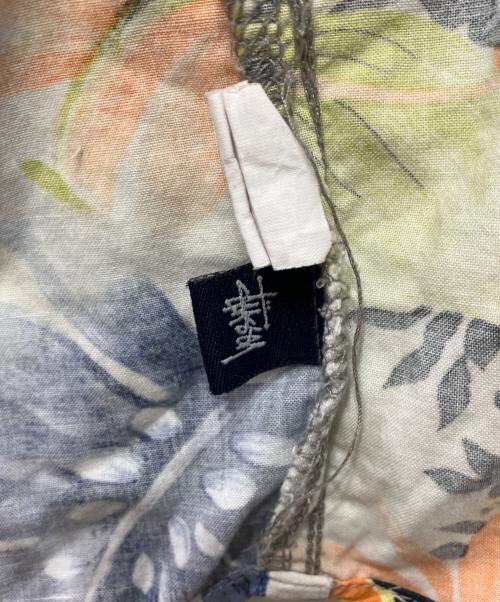 stussy（ステューシー）stussy (ステューシー) 90'sアロハシャツ ホワイト×ブルー サイズ:XLの古着・服飾アイテム