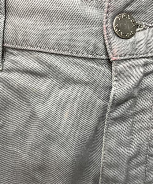 PRADA（プラダ）PRADA (プラダ) スリムパンツ グレー サイズ: 81cm (W32)の古着・服飾アイテム