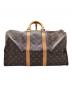 LOUIS VUITTON（ルイ ヴィトン）の古着「キーポル45バンドリエールボストンバッグ」｜ブラウン