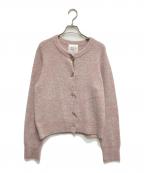 green label relaxing×ADER.bijouxグリーンレーベルリラクシング×アデルビジュー）の古着「リボンボタンカーディガン」｜ピンク