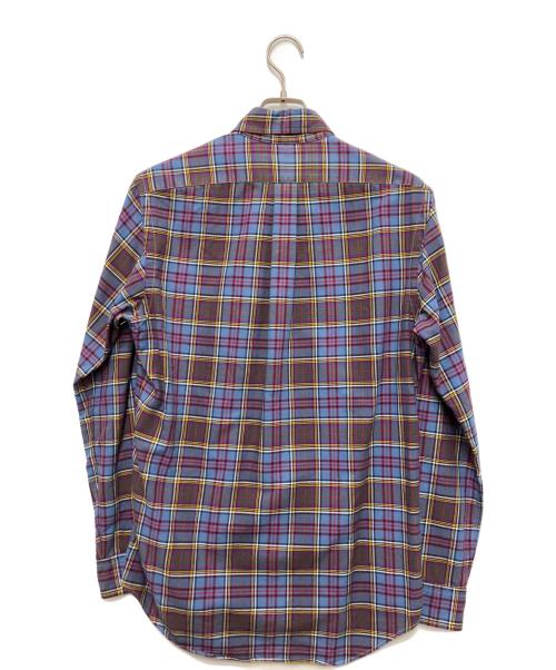 POLO RALPH LAUREN（ポロ・ラルフローレン）POLO RALPH LAUREN (ポロ・ラルフローレン) タータンチェックボタンダウンシャツ パープル サイズ:Sの古着・服飾アイテム