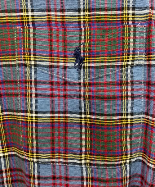 POLO RALPH LAUREN（ポロ・ラルフローレン）POLO RALPH LAUREN (ポロ・ラルフローレン) タータンチェックボタンダウンシャツ パープル サイズ:Sの古着・服飾アイテム
