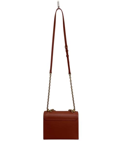 CHARLES & KEITH（チャールズアンドキース）CHARLES & KEITH (チャールズアンドキース) フロントフラップ チェーンハンドルクロスボディバッグ ブラウンの古着・服飾アイテム