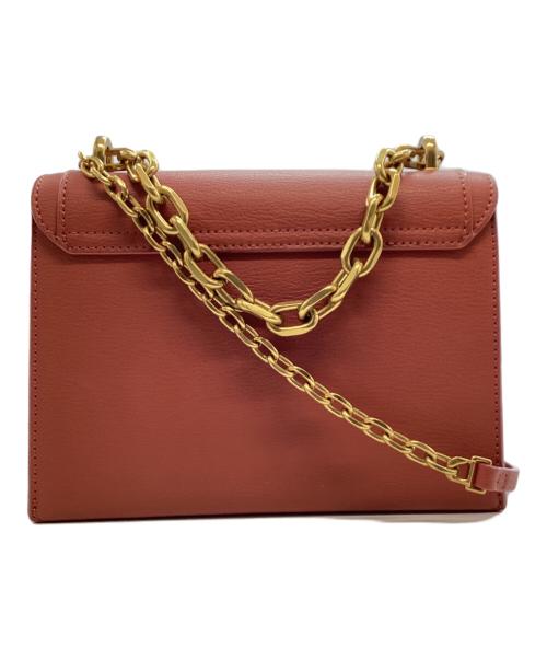 CHARLES & KEITH（チャールズアンドキース）CHARLES & KEITH (チャールズアンドキース) フロントフラップ チェーンハンドルクロスボディバッグ ブラウンの古着・服飾アイテム