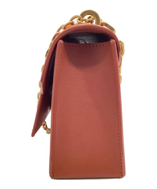 CHARLES & KEITH（チャールズアンドキース）CHARLES & KEITH (チャールズアンドキース) フロントフラップ チェーンハンドルクロスボディバッグ ブラウンの古着・服飾アイテム