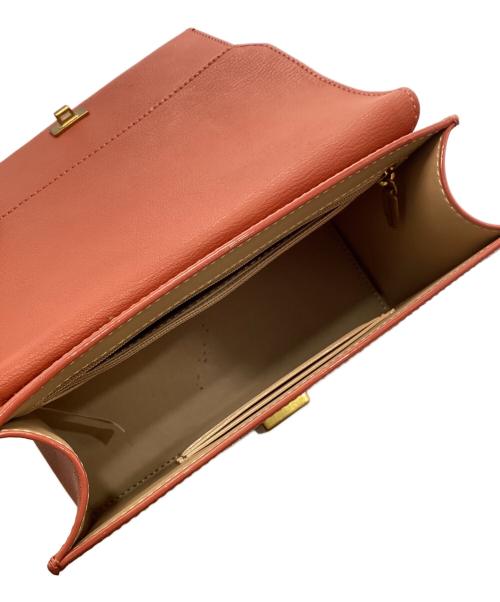 CHARLES & KEITH（チャールズアンドキース）CHARLES & KEITH (チャールズアンドキース) フロントフラップ チェーンハンドルクロスボディバッグ ブラウンの古着・服飾アイテム