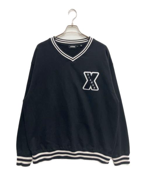 X-LARGE（エクストララージ）X-LARGE (エクストララージ) Vネックスウェット ブラック サイズ:XLの古着・服飾アイテム