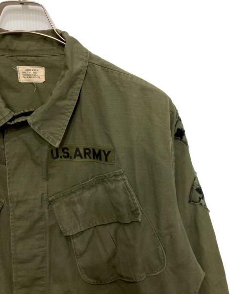 US ARMY（ユーエスアーミー）US ARMY (ユーエスアーミー) 5thタイプ ジャングルファティーグジャケット グリーン サイズ:Mの古着・服飾アイテム