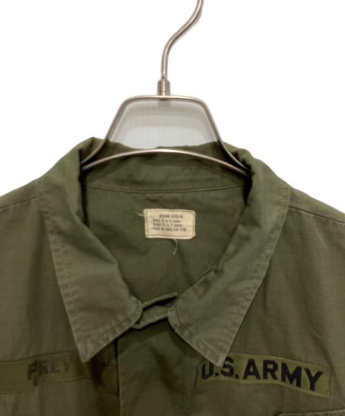 US ARMY（ユーエスアーミー）US ARMY (ユーエスアーミー) 5thタイプ ジャングルファティーグジャケット グリーン サイズ:Mの古着・服飾アイテム