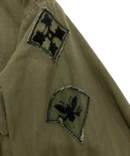 US ARMY（ユーエスアーミー）US ARMY (ユーエスアーミー) 5thタイプ ジャングルファティーグジャケット グリーン サイズ:Mの古着・服飾アイテム
