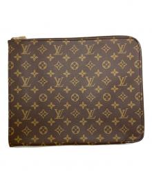 LOUIS VUITTON（ルイ ヴィトン）の古着「ポッシュドキュマンクラッチバッグ」｜ブラウン
