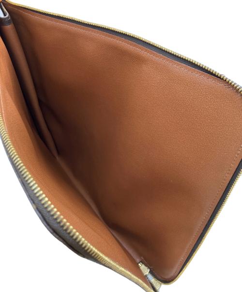 LOUIS VUITTON（ルイ ヴィトン）LOUIS VUITTON (ルイ ヴィトン) ポッシュドキュマンクラッチバッグ ブラウンの古着・服飾アイテム