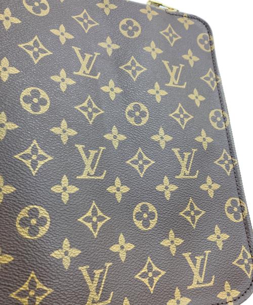 LOUIS VUITTON（ルイ ヴィトン）LOUIS VUITTON (ルイ ヴィトン) ポッシュドキュマンクラッチバッグ ブラウンの古着・服飾アイテム